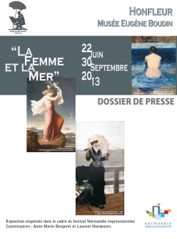 Dossier de Presse Musée Eugène Boudin